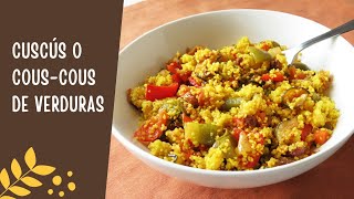 Cuscús o CousCous con verduras al estilo marroquí Receta fácil rápida y sana [upl. by Ayocal301]