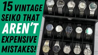 15 Affordable Seiko Watches Restored And Ready For You [upl. by Fancy]