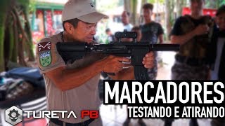 MARCADORES REAL ACTION  Testando e Atirando [upl. by Cris]