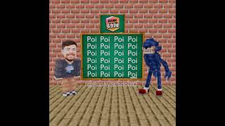 MrBeast teaches Shin Sonic to dance Poi Poi Poi shorts shinsonic mrbeast minecraft [upl. by Ysak83]