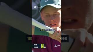 4 Rocket Jannik Sinner Forehands In 1 Game [upl. by Wiltsey246]