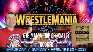 Officially booked my Tickets for WWE WrestleMania 41 through On Location What did I get [upl. by Aicad]