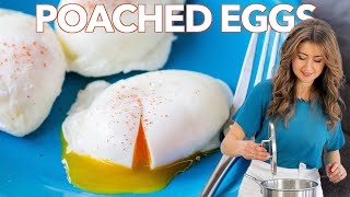 How to Make Perfect POACHED EGGS  Cooking Basics [upl. by Adnalu]