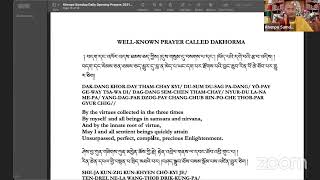 Vajrayogini Teachings amp Practice with Khenpo Samdup Rinpoche May 26th 2024 [upl. by Aillij]