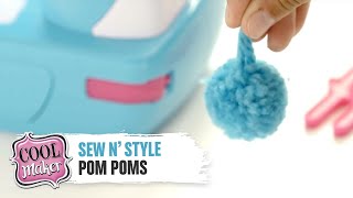 Cool Maker  SewN Style Machine  How To Make Pom Poms [upl. by Sande]