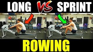 Rowing Machine Sprint amp Cardio Technique [upl. by Aniryt736]