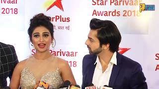 Mohena Kumari Singh At Star Parivaar Awards 2018  Full Interview [upl. by Peltier]