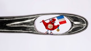 Microscopic Artist Willard Wigan Creates Paris 2024 Olympic Mascot In The Eye Of A Needle [upl. by Kinemod]