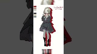 Lost Ones Weeping  Vocaloid Song Inspired Character Design no25 art vocaloid characterdesign [upl. by Ilera]