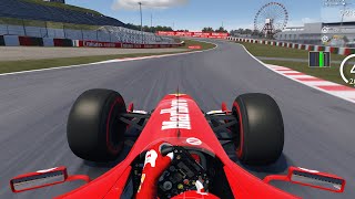 Ferrari F2004 Slick Tyres  Suzuka 2023  Assetto Corsa [upl. by Anilatac]