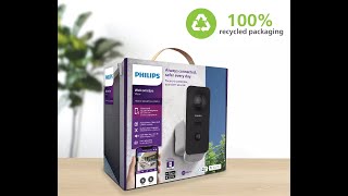 Caméra Philips WelcomeEye View 2K WIFI TRACKING [upl. by Mick77]