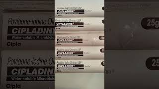 povidone iodine ointmentbetadinecipladine ointment benefits fayada [upl. by Aihsemak]