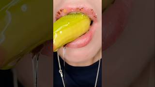 ASMR Satisfying Eating Honey Dipped Corn 🌽 🍯 asmr honey emojichallenge [upl. by Nnaed]