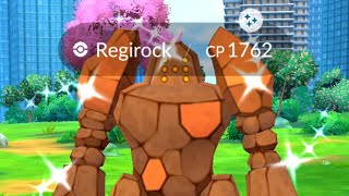 Finally I Got ✨Shiny Regirock 🏟raids in pokemon go pokemongo [upl. by Dysart]