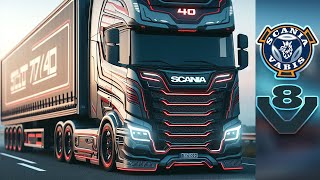 Scania 770S V8 A preview of the truck of the future New design and revolutionary concept [upl. by Kieger]