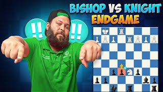 Understanding Chess Endgames  Good Bishop vs Bad Knight [upl. by Anizor180]