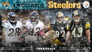 Hard Hitting Snow Game Jaguars vs Steelers 2007 Week 15 [upl. by Adnorrehs372]