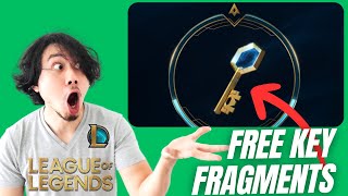 How to Get Keys and Key Fragments in League of Legends  Free Keys in LoL lol [upl. by Ynnek]