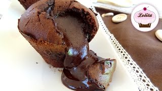 Receta de coulant de chocolate casero  Como hacer coulant de chocolate paso a paso [upl. by Holbrooke481]