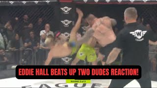 Worlds Strongest Man Eddie Hall Beats Up Two Dudes [upl. by Urbannal]