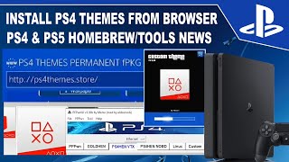 PS4 amp PS5 Homebrew News  install Themes From Browser [upl. by Zelde]