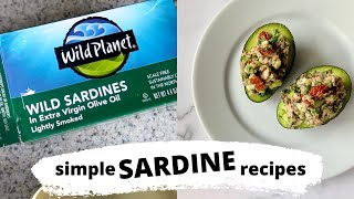 Tasty Sardine Recipes  How to use canned sardines in 3 easy recipes [upl. by Bekaj8]