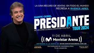 PROMO MOVISTAR ARENA BUENOS AIRES – PresiDante Tour Argentina  Dante Gebel [upl. by Llehcar]