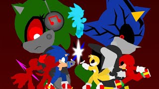 Sonic vs Darkness FINAL BATTLE 22 quoteverything is overquot Stick forces Dark War stick nodes pro [upl. by Elyag]