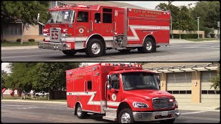 Riverside City Brand New Rescue 5 amp Engine 5 Responding [upl. by Alleinnad]