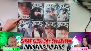 TIME2STRAY  DAY SEVENTEEN Unboxing ATE Accordion Albums [upl. by Nnyltak]