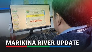 Marikina River water level drops  ABSCBN News [upl. by Hannahc471]