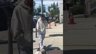 Justin Bieber Sagging pant in Los Angeles justinbiber [upl. by Leacock]