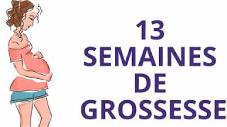 13 SEMAINES DE GROSSESSE ou treizième semaine de grossesse [upl. by Aigneis284]