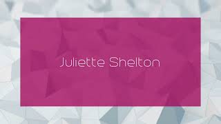 Juliette Shelton  appearance [upl. by Nivi]