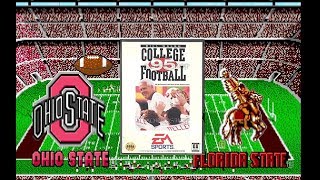 Bill Walsh College Football 95  Buckeyes vs Seminoles Pecan Bowl [upl. by Alejna]