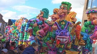 carnaval Halle 2018 montage stoet [upl. by Nevuer]