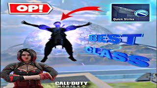 NEW Quick Strike Class  BEST CLASS  COD MOBILE [upl. by Ahsieken]