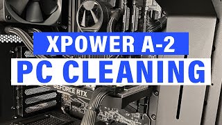 XPOWER A2 Air Duster PC Cleaning [upl. by Lenehc]