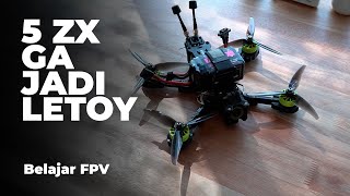 5ZX Frame Design Sendiri Jadi JOSSS  Belajar FPV [upl. by Laeno579]