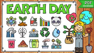 PALABRAS EN INGLÉS DEL DÍA DE LA TIERRA  EARTH DAY  VOCABULARIO CON PRONUNCIACIÓN [upl. by Denni]