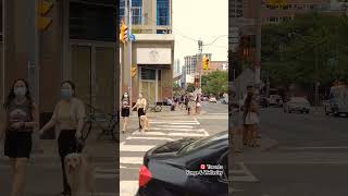 Yonge amp Wellesley 🇨🇦 downtown downtowntoronto toronto shorts [upl. by Alithea]