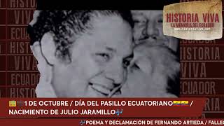 🎶POEMA Y DECLAMACIÓN DE FERNANDO ARTIEDA  FALLECIMIENTO DE JULIO JARAMILLO [upl. by Enirhtak688]