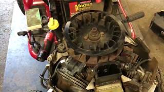 How to replace a ignition coil in a Briggs and Stratton Engine [upl. by Joya38]