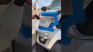 Toyota Tacoma headlight restored headlightrestoration elpaso automobile viralvideo viralshorts [upl. by Clayson]