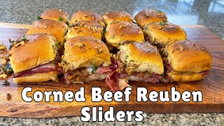 Delicious Corned Beef Reuben Sliders For A Mouthwatering Meal [upl. by Molahs]