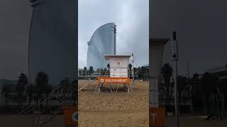 W Beach Barcelona Spain travel barcelonanightlife barcelonaspaintravel trending barcelonanights [upl. by Eseneg]