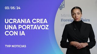 Ucrania crea una nueva portavoz diplomatica con inteligencia artificial [upl. by Limoli]