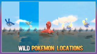 Pokémon BDSP  MantykeRemoraidOctilleryChinchou amp Lanturn Locations [upl. by Aitak262]