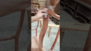 How to Scratch Redwood  Creating Unique Textures process wood working [upl. by Inahet894]