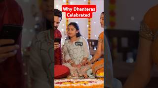 Why is Dhanteras celebrated in India shortsfeed diwali diwali2024 trending deepavali facts [upl. by Lairret303]